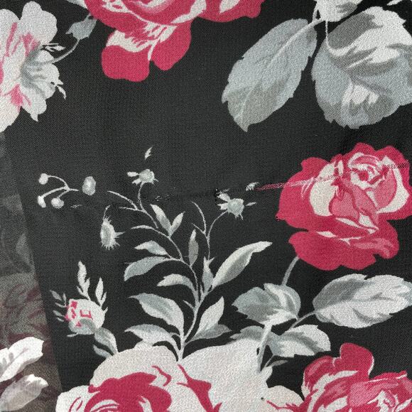 New TORRID Chiffon Floral Pullover Lined Dress Torrid Sz 0 / US Sz L [See Note] - Picture 9 of 11